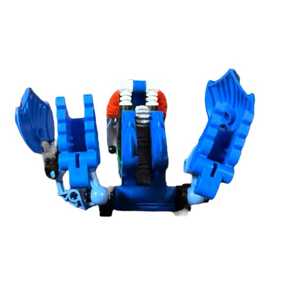 Vintage LEGO BIONICLE Gahlok Blue Orange 8562 Set with Canister NO BOOKLET - Picture 7 of 13